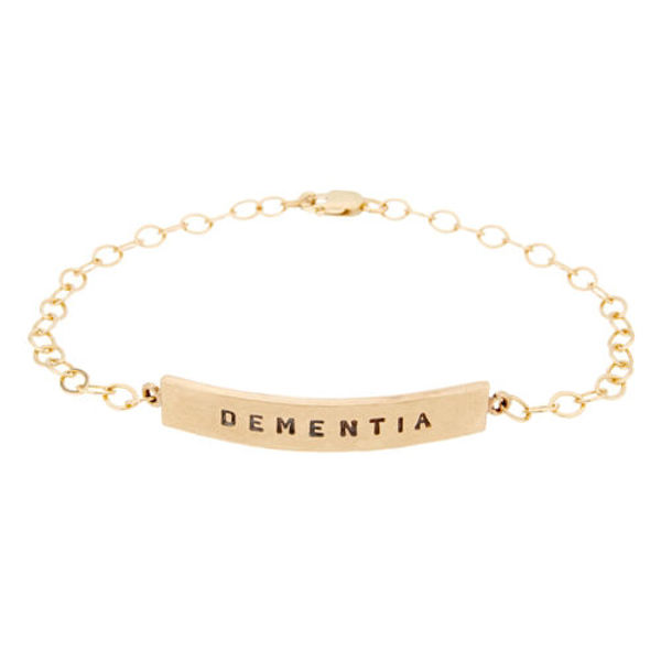 Picture of 14k Gold Medical Nameplate Bracelet