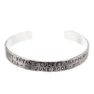 Picture of KIA Bracelet, Men's Silver Cuff, Veteran Memorial Gift